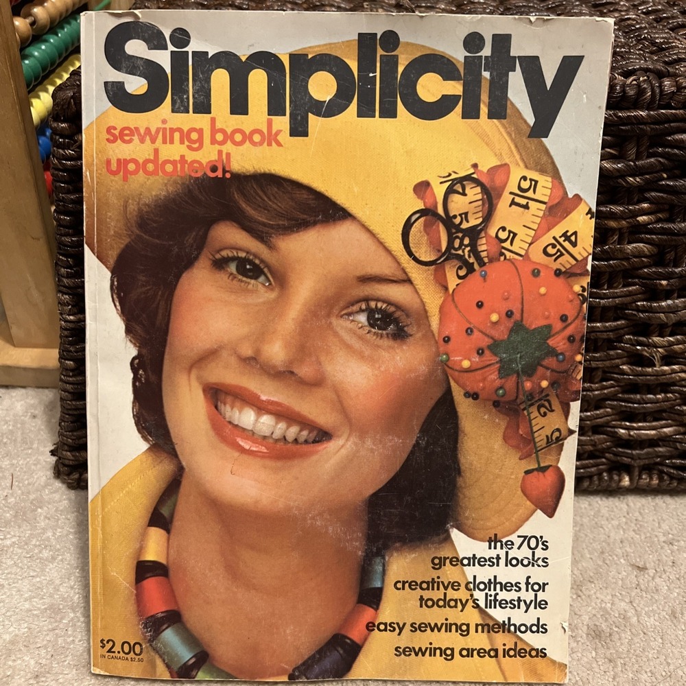 Simplicity Sewing Book Updated Greatest 70's Looks Patterns 1975 Vintage